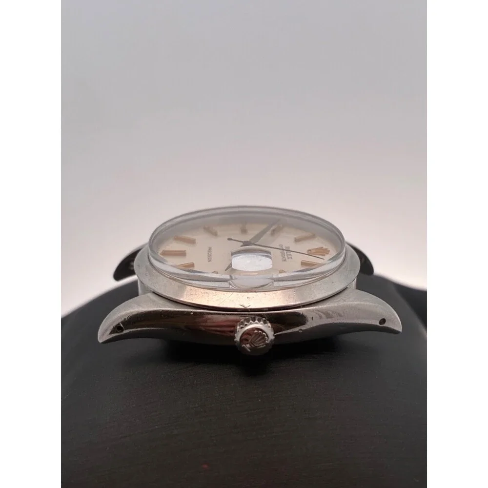 Vintage Rolex Oyster Date Precision 6694 Stainless Steel Date Watch Head